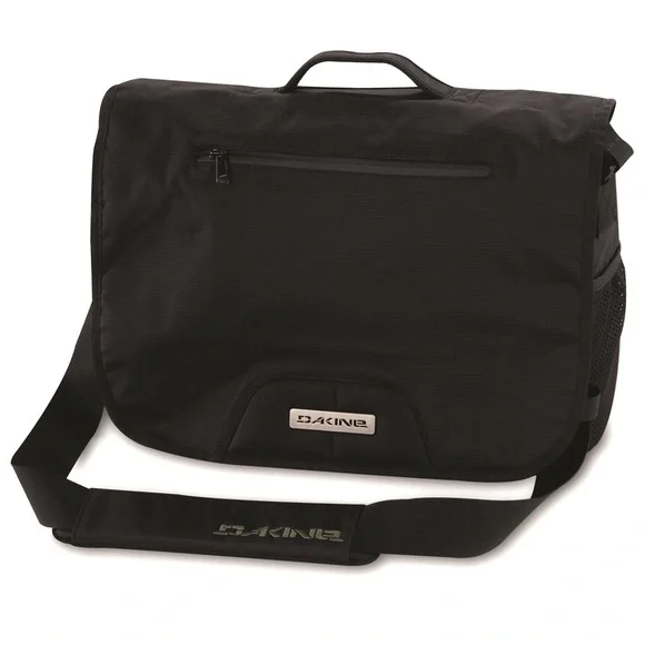 DAKINE 🚴 Black Messenger/Laptop On-the-Go Bag (Large)